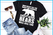 Doesn’t Kill You Bear Humor Sarcasti, a Graphic by Creativeusart (Thumbnail 1 of 4)