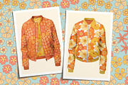 Amazing 70s. Retro Patterns., a Pattern Graphic by Mona Monash (Thumbnail 6 of 8)