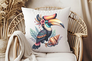 Hornbill Bird Clipart, an Illustration by Pixels.Craft (Thumbnail 6 of 7)