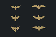 60 Vector Eagles + Bonus, an Object Graphic by Damien (Thumbnail 4 of 11)
