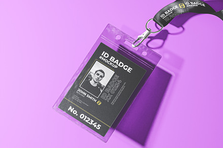ID Badge Mockup, a Product Mockup by Designer Dude