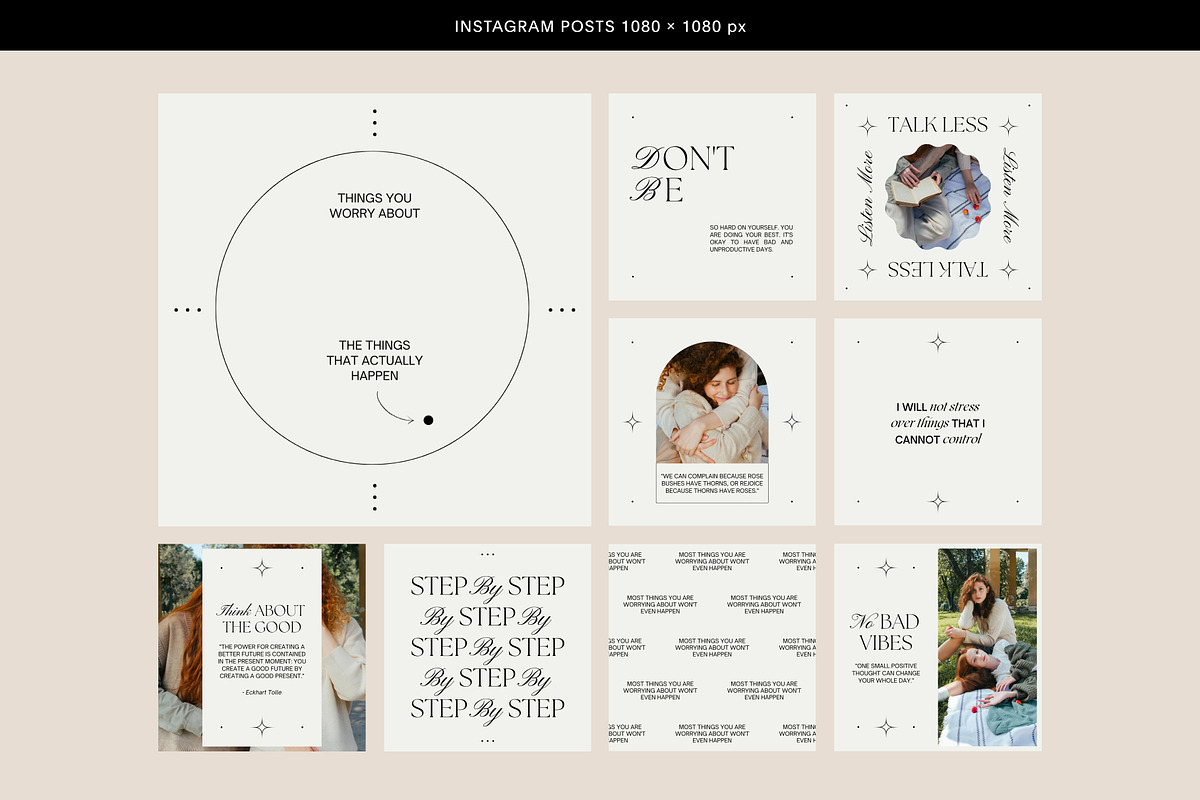 Quote Instagram Post and Stories v3, a Social Media Template by Studio K (Photo 6 of 9)