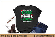 Dear Santa Sorry For All The F-Bombs, a Seasonal Illustration by Handy Arts Studio (Thumbnail 3 of 3)
