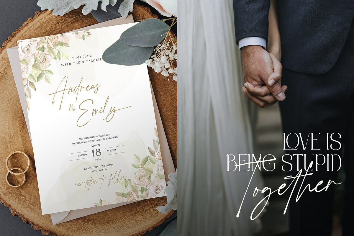 Sunset Heaven, a Serif Font by din-studio.com (Photo 7 of 15)