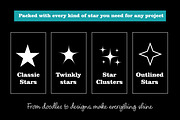 100 Star stamp brushes, a Brush Add-On by seamless team (Thumbnail 3 of 4)