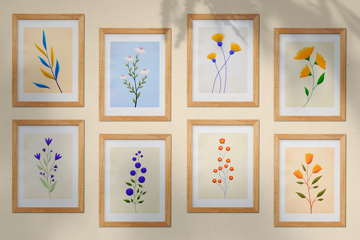 Floral Art Prints – Ready-to-Print, a Graphic by GraphicCo (Photo 12 of 12)