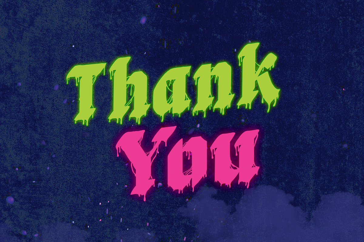 Gloomy Sunday - Dripping Blackletter, a Blackletter Font by Pixesia Studio (Photo 11 of 11)