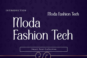 Moda Fashion Tech, a Serif Font by Wow Magic