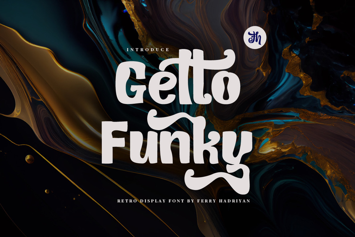 Getto Funky - Display Font, a Sans Serif Font by FHFont (Photo 9 of 9)