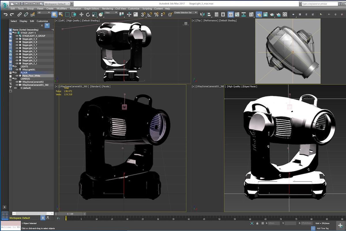 Stage Lighting Collection-14 PCS, an Object 3D Model by akerStudio (Photo 92 of 309)