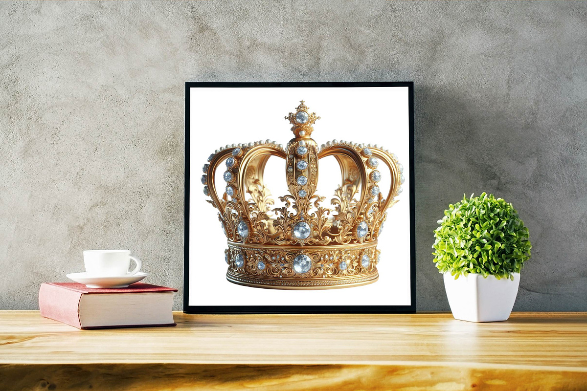 Fairy Queen Crown Sublimation Clipar, an Illustration by SVGArt (Photo 4 of 7)