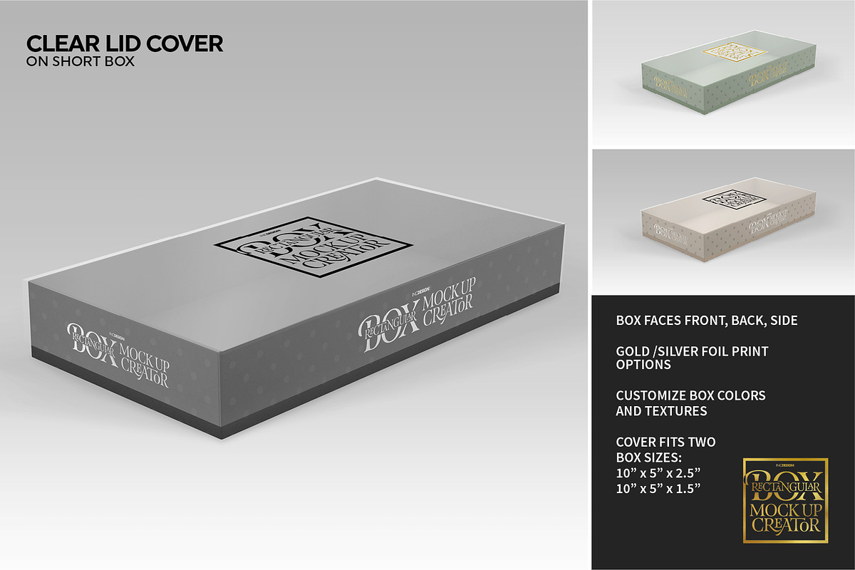 Rectangular Box Mock Up Creator, a Packaging Mockup by INCDesign (Photo 13 of 44)