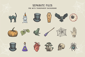 Halloween Graphic Elements Bundle