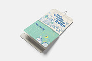 Modern Wall Calendar Mockup, an Advertising Mockup by bimockup (Thumbnail 5 of 6)