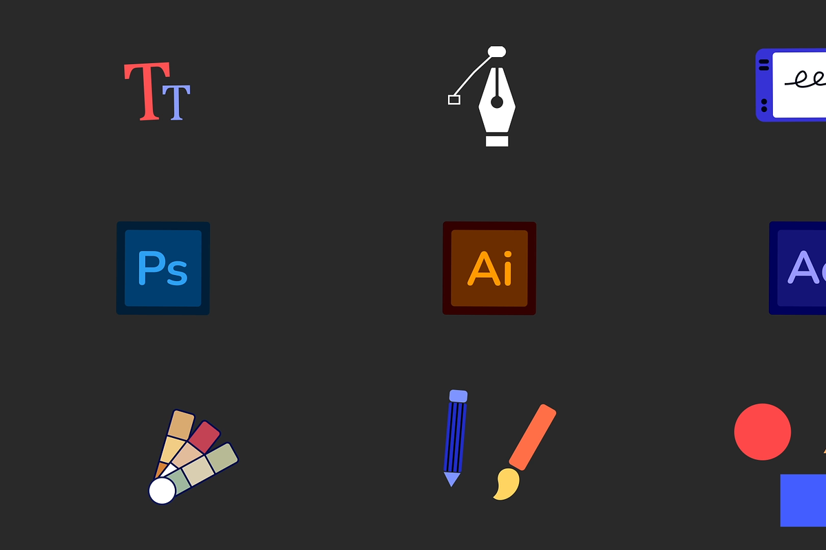 Design Tools Icons For After Effects