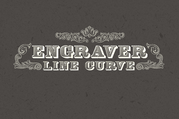 Engraver Font preview 6