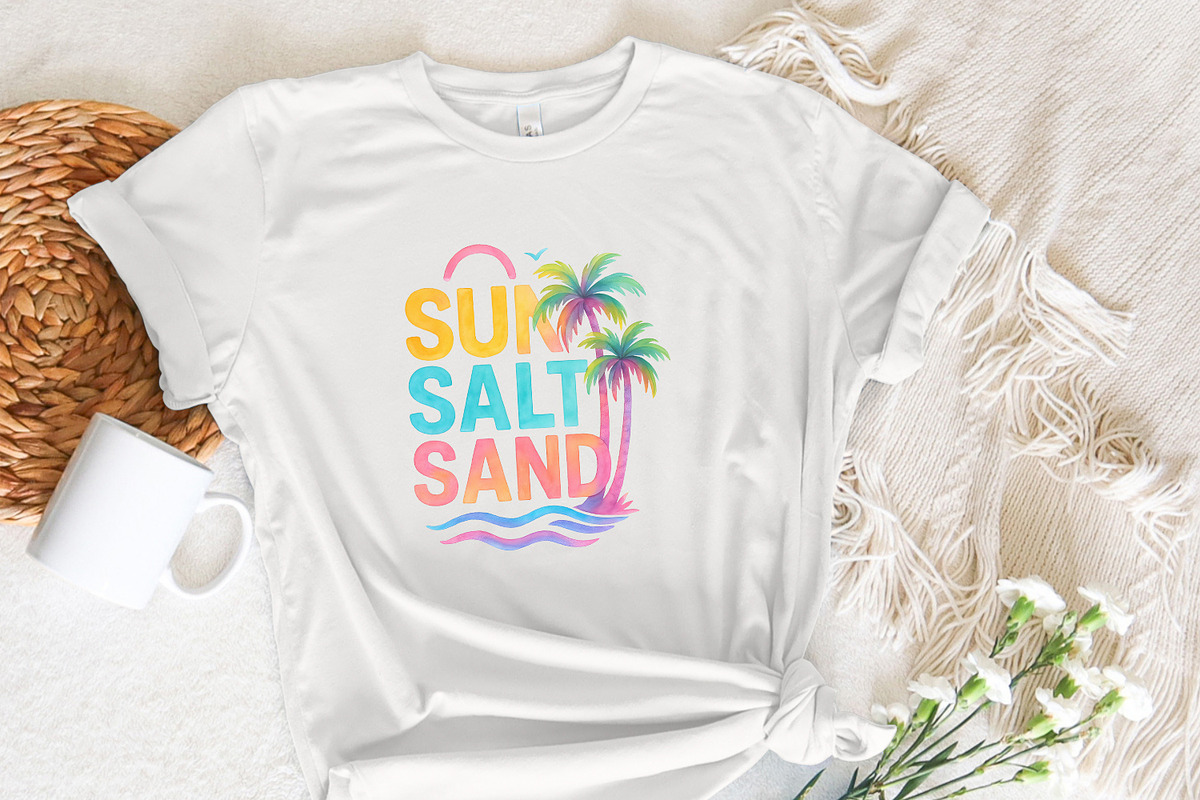 Retro Summer Sun Sublimation, an Illustration by SharpMarketplace (Photo 7 of 9)