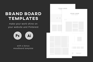 Brand Board Template Bundle