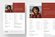 CV Resume Template, a Resume Template by Filip Studio (Thumbnail 2 of 4)
