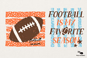 Football Brushstroke Designs, an Object Graphic by Lazy Cat (Thumbnail 4 of 8)