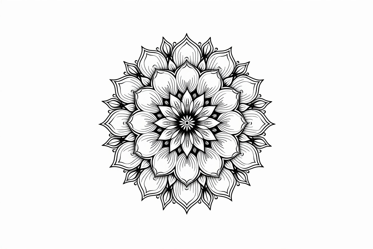 Mandala Coloring Pages Bundle, an Illustration by Artivon (Photo 6 of 11)