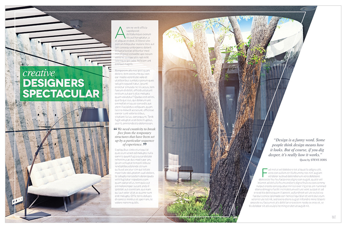 Magazine Template InDesign 14, a Magazine Template by Love Graphic Design (Photo 16 of 20)