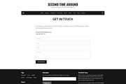 Second Time Around - HTML5 Magazine, a Bootstrap Template by Excellent Dynamics (Thumbnail 3 of 3)