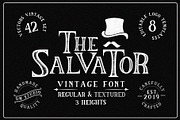 The Salvator - Vintage Font Package, a Serif Font by Dm Studio (Thumbnail 1 of 12)