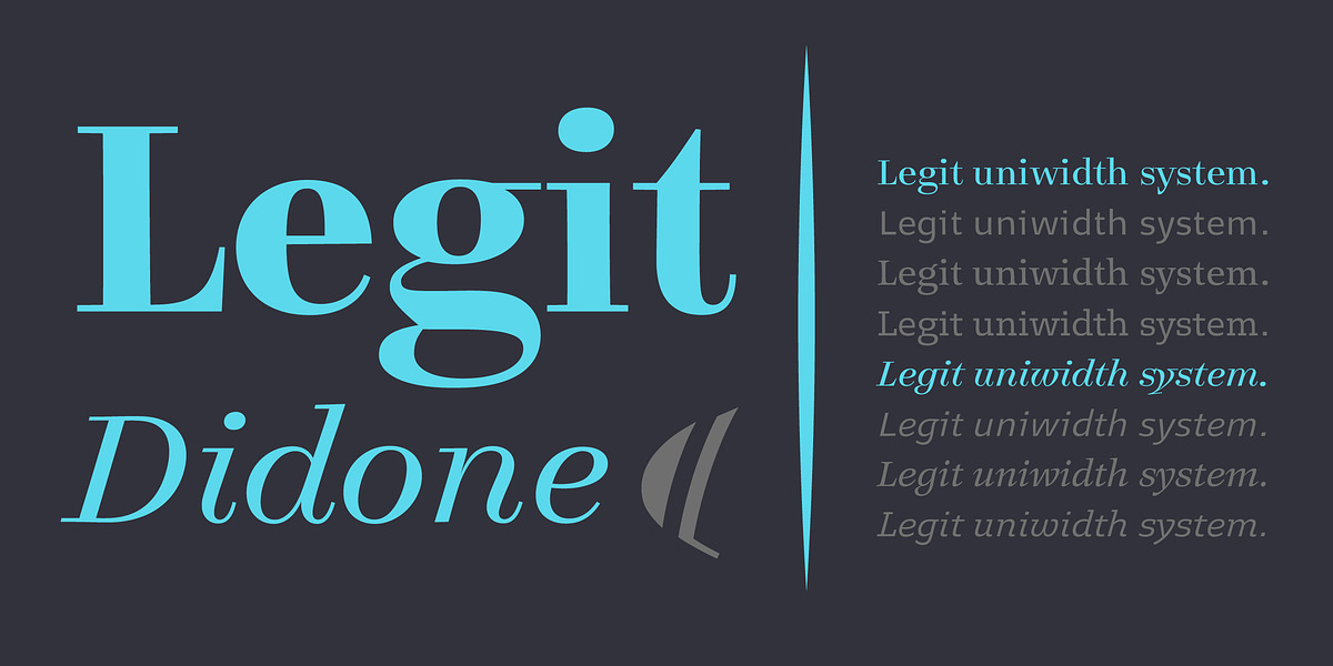 Legit Didone, a Serif Font by Finaltype (Photo 1 of 13)