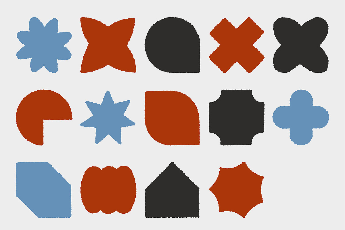 Handdrawn brutalist geometric shapes, an Object Graphic by Visual Sanctum (Photo 4 of 5)