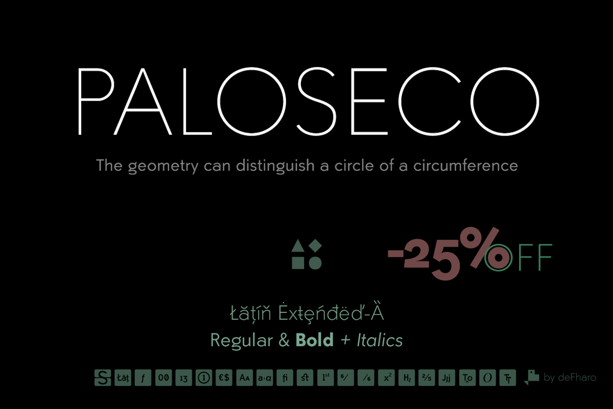 PALOSECO Geo-Grotesk -4 fonts- preview 2