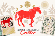 2026 Lunar Calendar Creator, an Object Graphic by Alina Sh (Thumbnail 1 of 16)