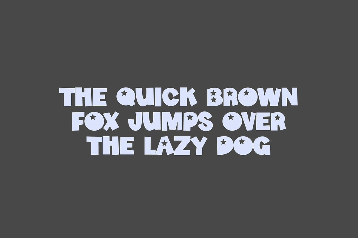 BLUE STARS 4th of July Star Font, a Sans Serif Font by Blush Font Co. (Photo 5 of 6)