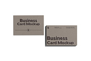 Minimalist Business Card Mockup Set, an Advertising Mockup by pixelmock (Thumbnail 9 of 15)