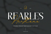 Rearles Harthone || Elegant Font Duo, a Serif Font by Idea Studio (Thumbnail 1 of 10)