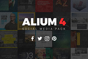 ALIUM 4 | Social Media Pack, a Social Media Template by laaqiq (Thumbnail 1 of 6)