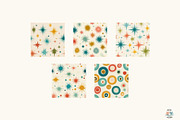 Mid Century Pop Modern Digital Paper, a Texture Illustration by Seaside Whiskers (Thumbnail 4 of 6)