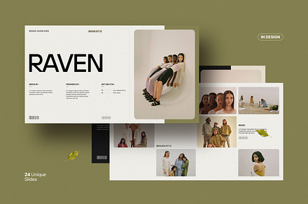 Raven | Brand Guidelines, a Presentation Template by GoldenPixelStudio