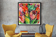 Abstract bouquet of tulips, a Texture Illustration by coconut_forest (Thumbnail 1 of 2)