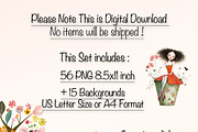 Whimsical Spring Clipart Bundle, a Person Illustration by Fusion Dream (Thumbnail 9 of 10)