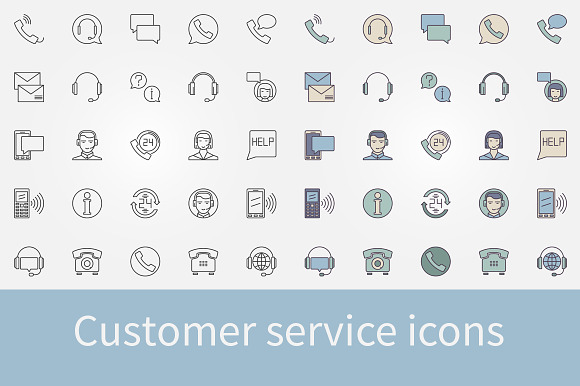 Customer Service Icons