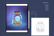 Procreate Sketch Kawaii Stamp Brush, a Brush Add-On by MISTstudioDesign (Thumbnail 6 of 10)