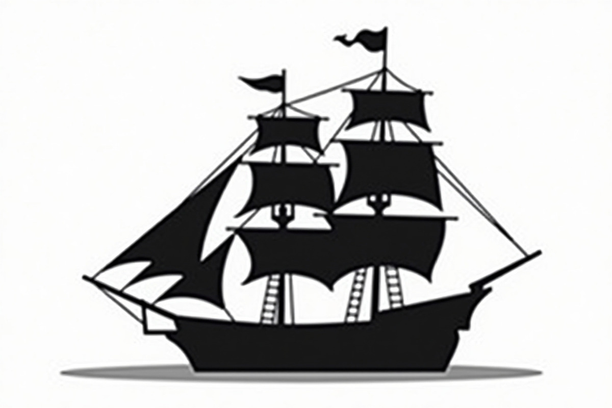 Classic Sailing Ship Vector Bundle, a Graphic by balal (Photo 3 of 11)