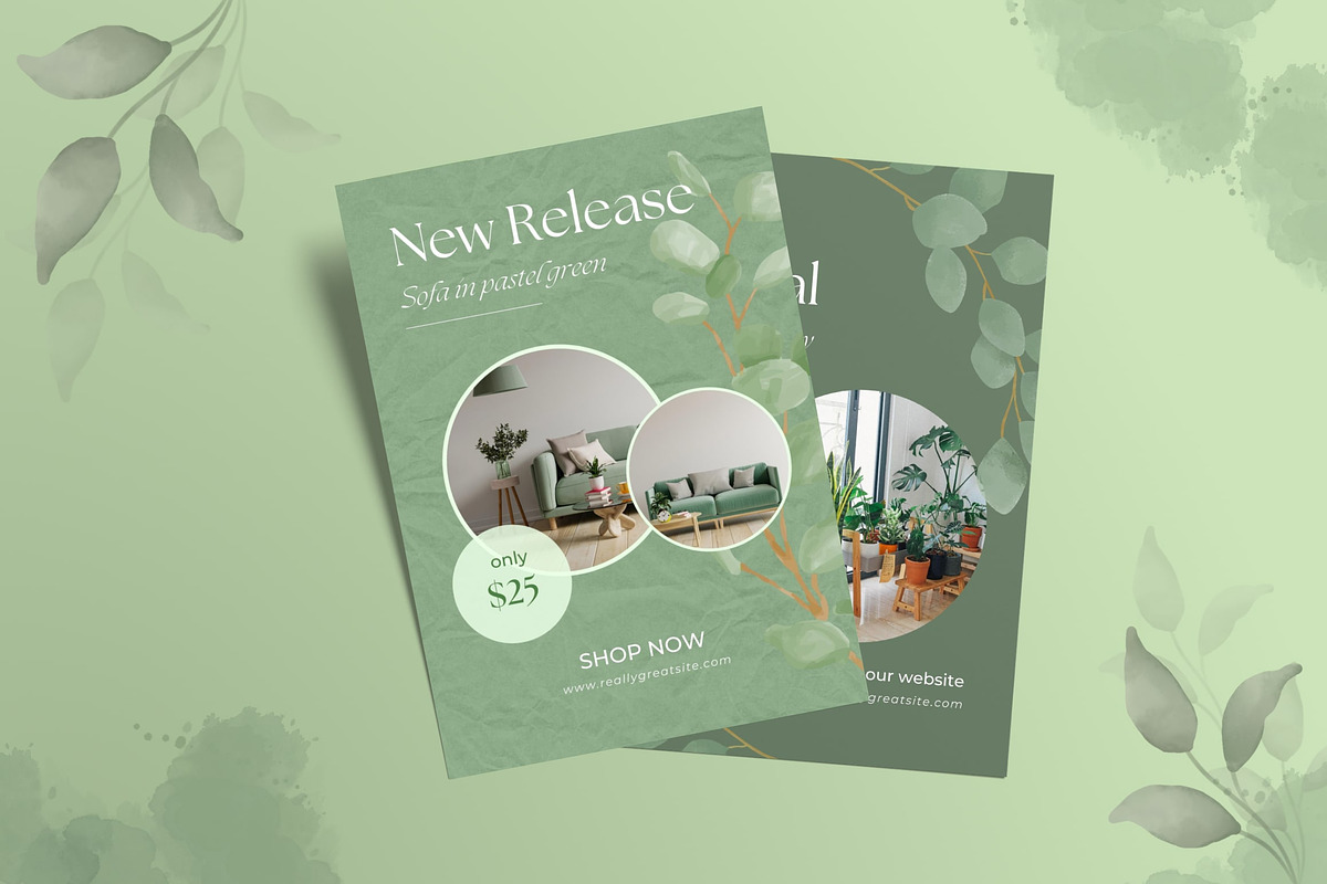Green Life 3in1 Canva Template, a Social Media Template by Brandearth RRGraph (Photo 3 of 11)