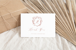 Boho 5x3.5 RSVP Card Mockup