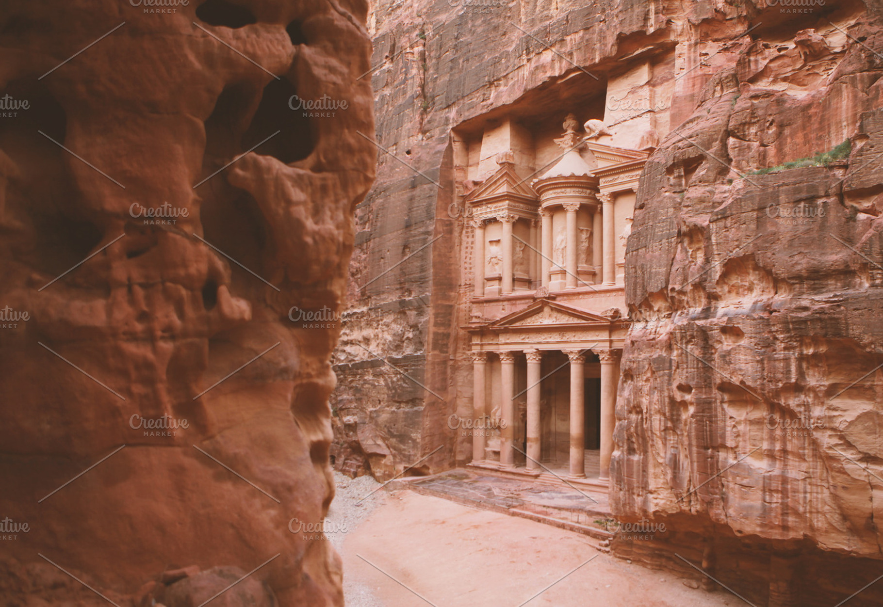 Petra stock photo containing jordan and petra, an Architecture Photo by Anton_Sokolov