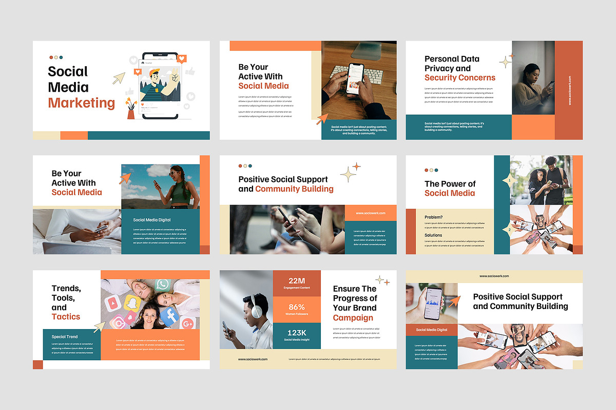SOCIOWERK - Social Media GS, a Presentation Template by rgbryand (Photo 2 of 5)