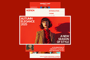 Autumn Fashion Pitch Deck Template, a Presentation Template by Supanium Studio (Thumbnail 3 of 4)