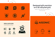 Artificial Intelligence Icons, a Solid Icon by Prosymbols (Thumbnail 3 of 6)
