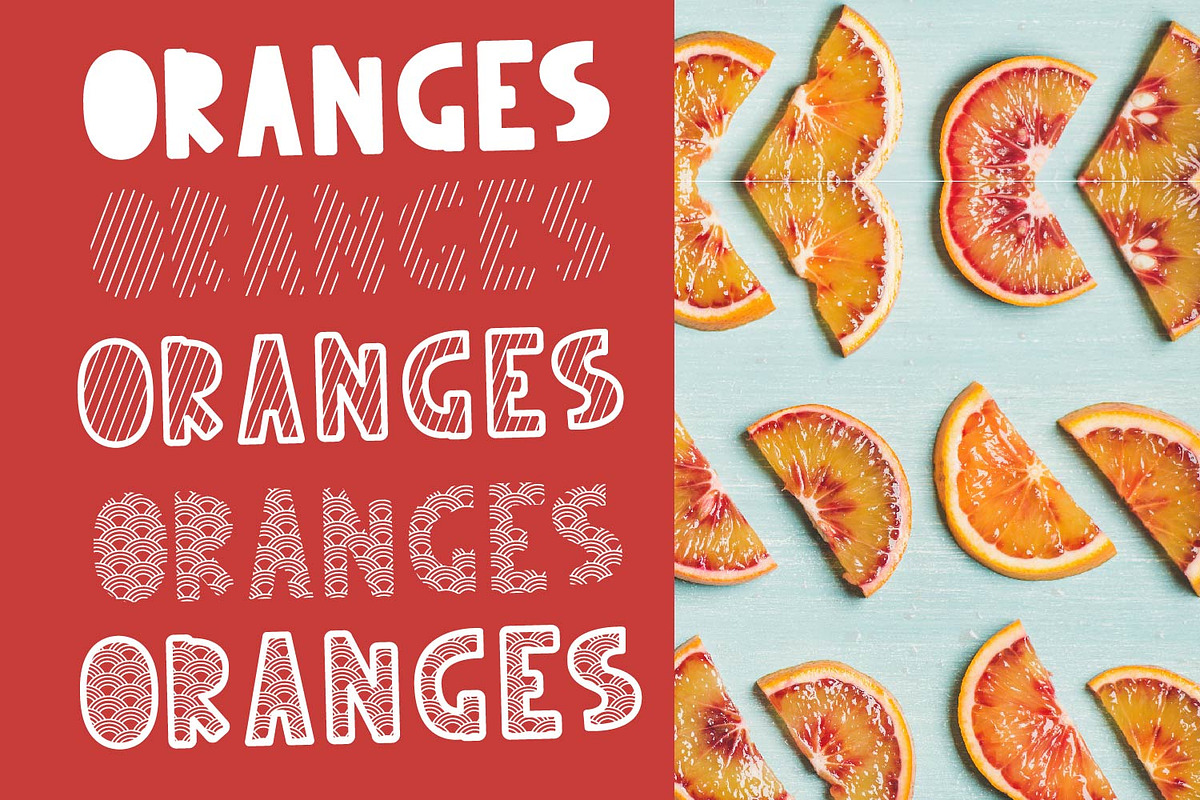Wildin' - a Layered Font Family, a Font by CraftyLittleNodes (Photo 8 of 9)